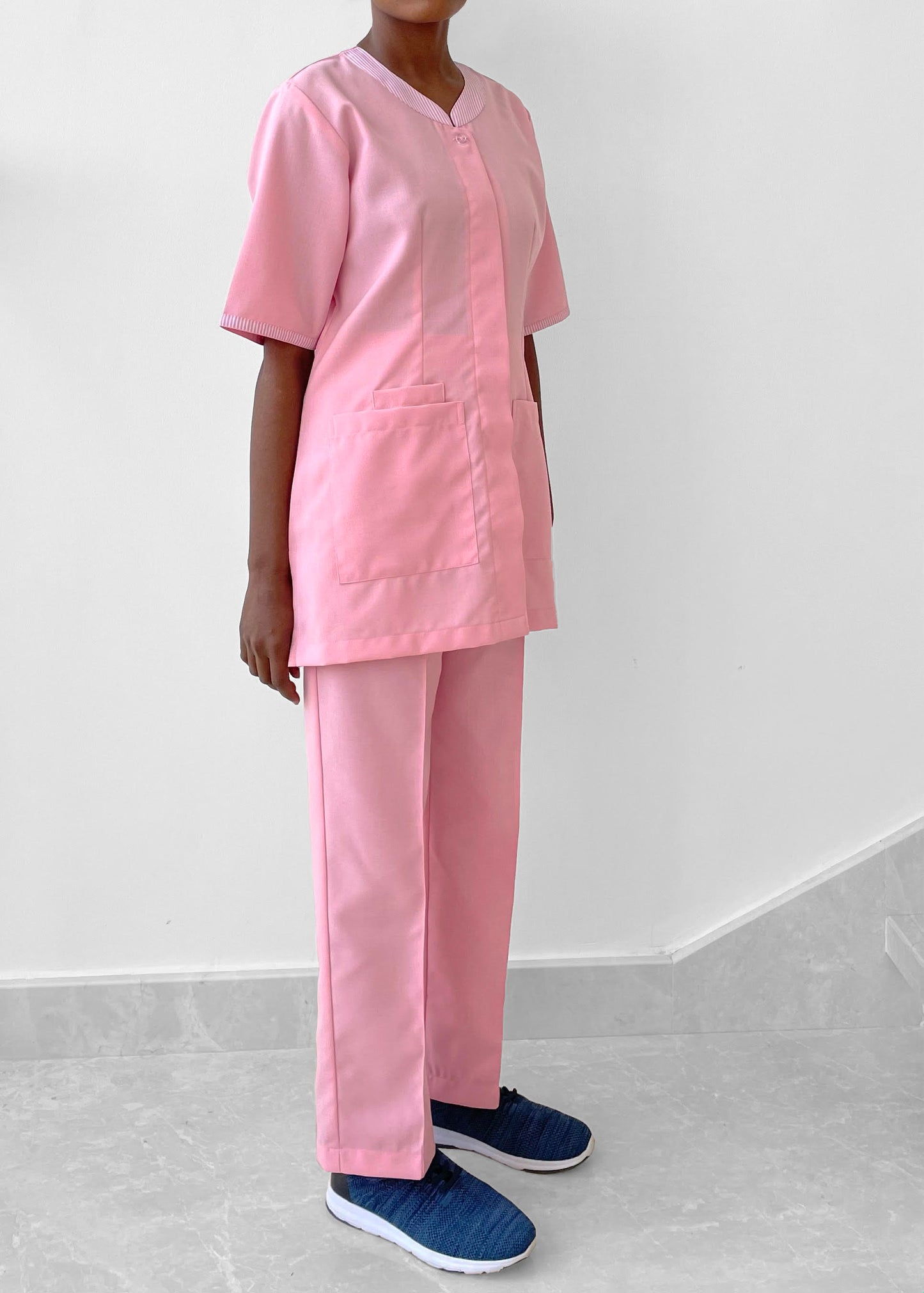 Striped Housekeeping Uniform