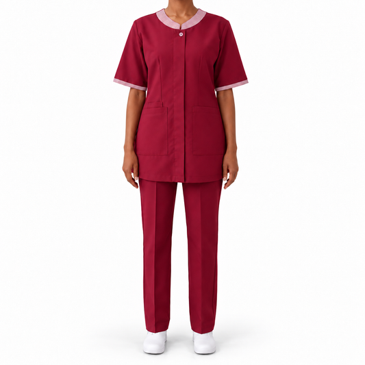 Striped Housekeeping Uniform