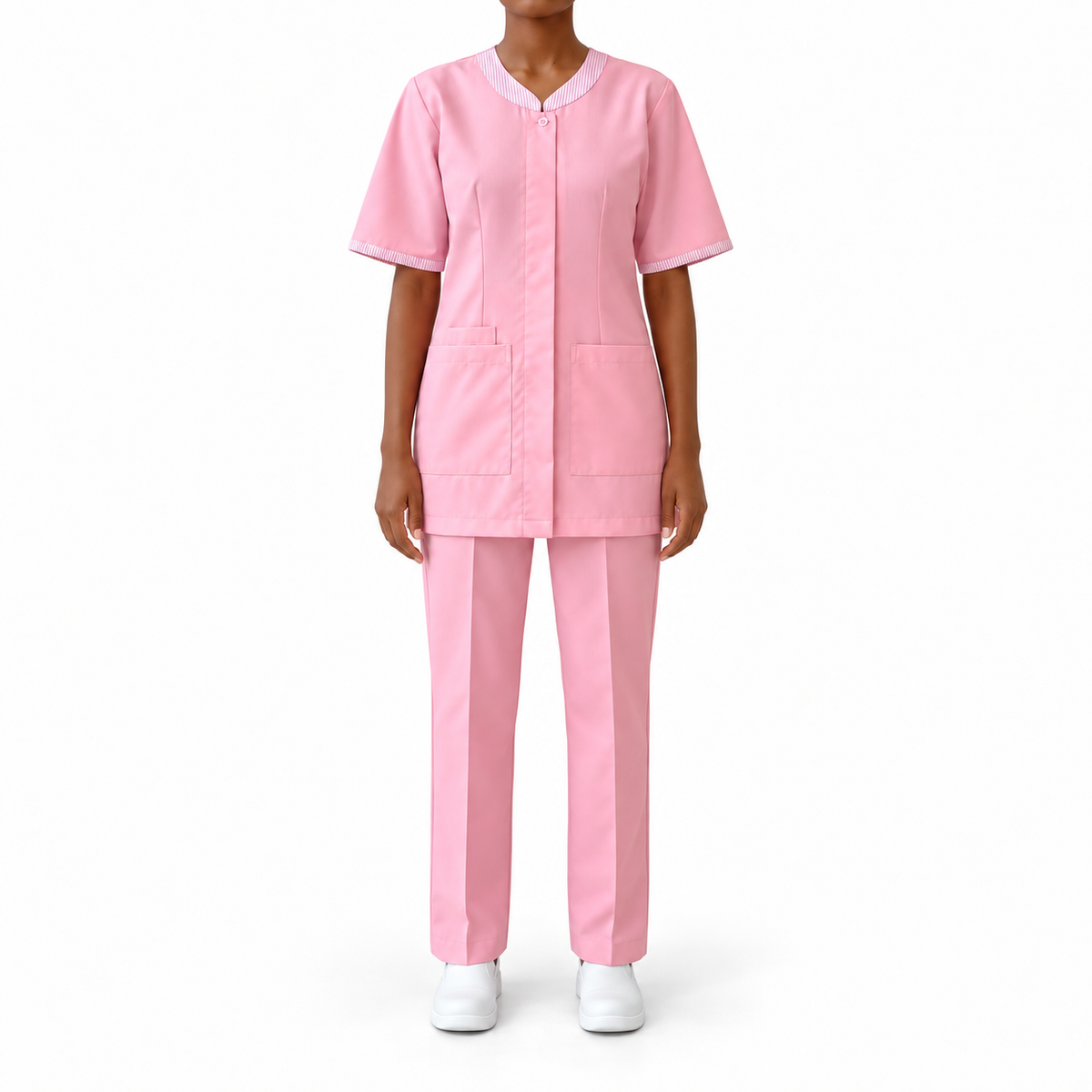 Striped Housekeeping Uniform