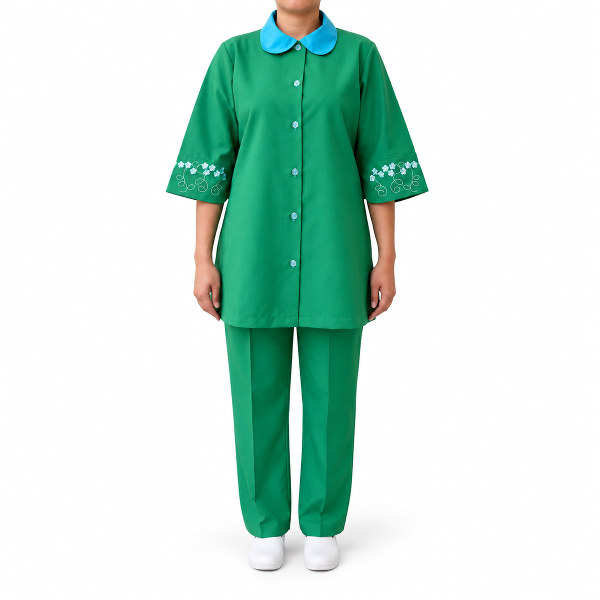 Forget-Me-Not Embroidered Occasion Set
