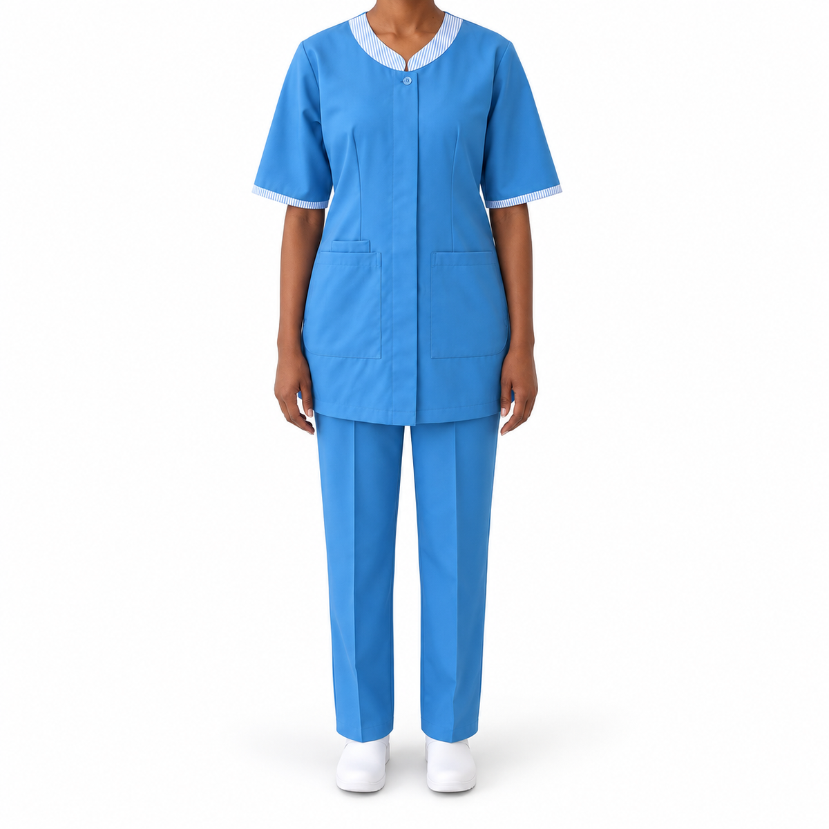 Striped Housekeeping Uniform