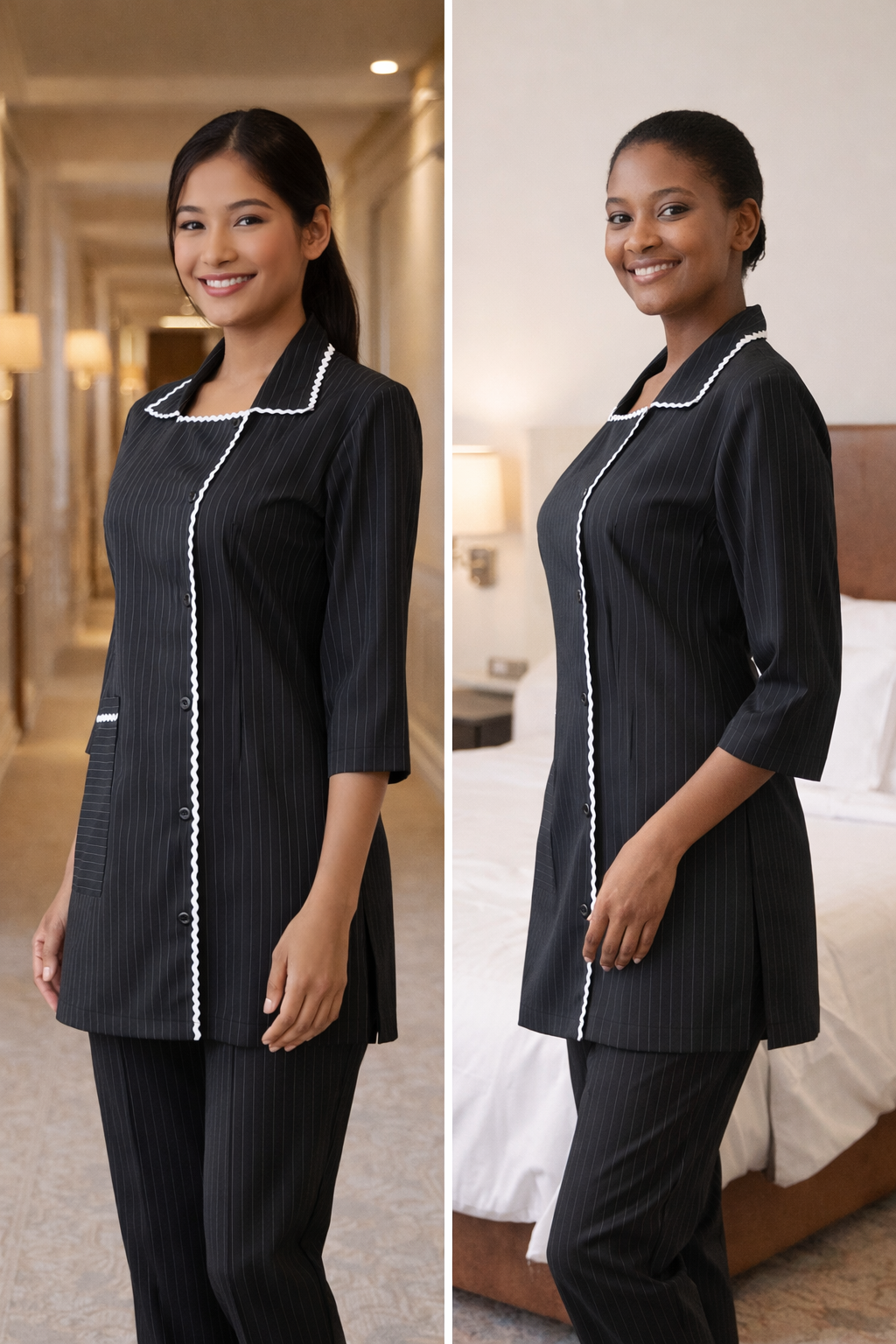 Zig-Zag Housekeeping Uniform