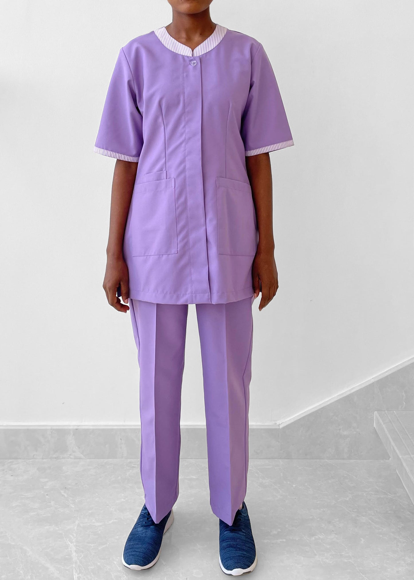 Striped Housekeeping Uniform