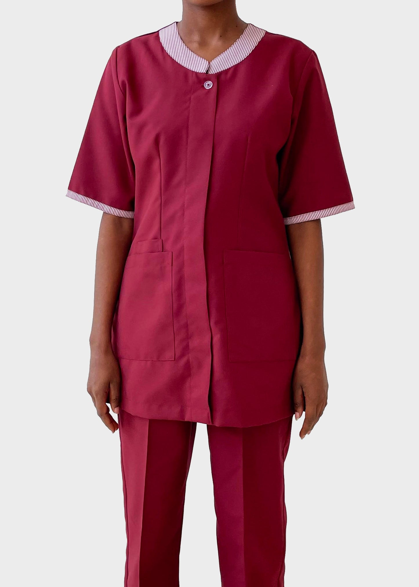 Striped Housekeeping Uniform