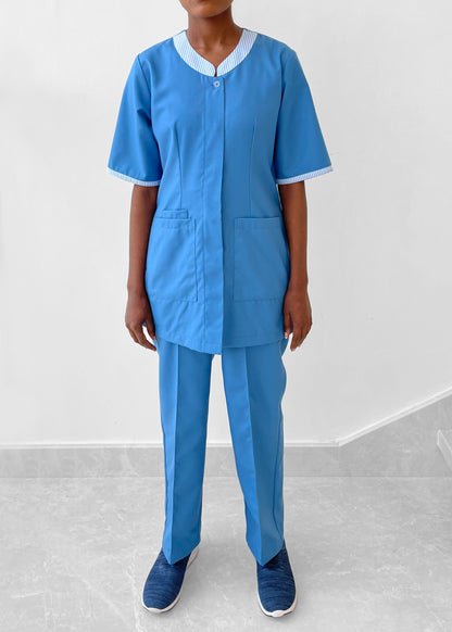 Striped Housekeeping Uniform