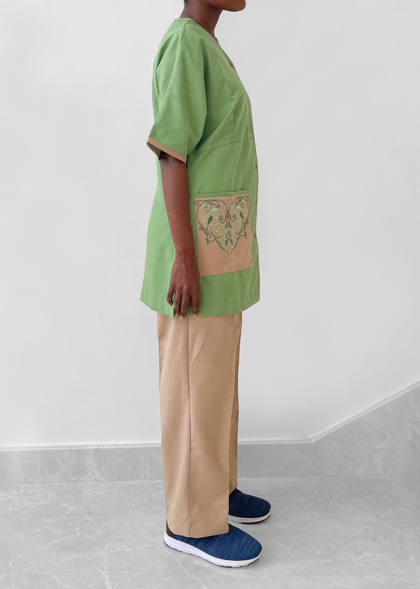 Drop Shoulder Housekeeping Uniform