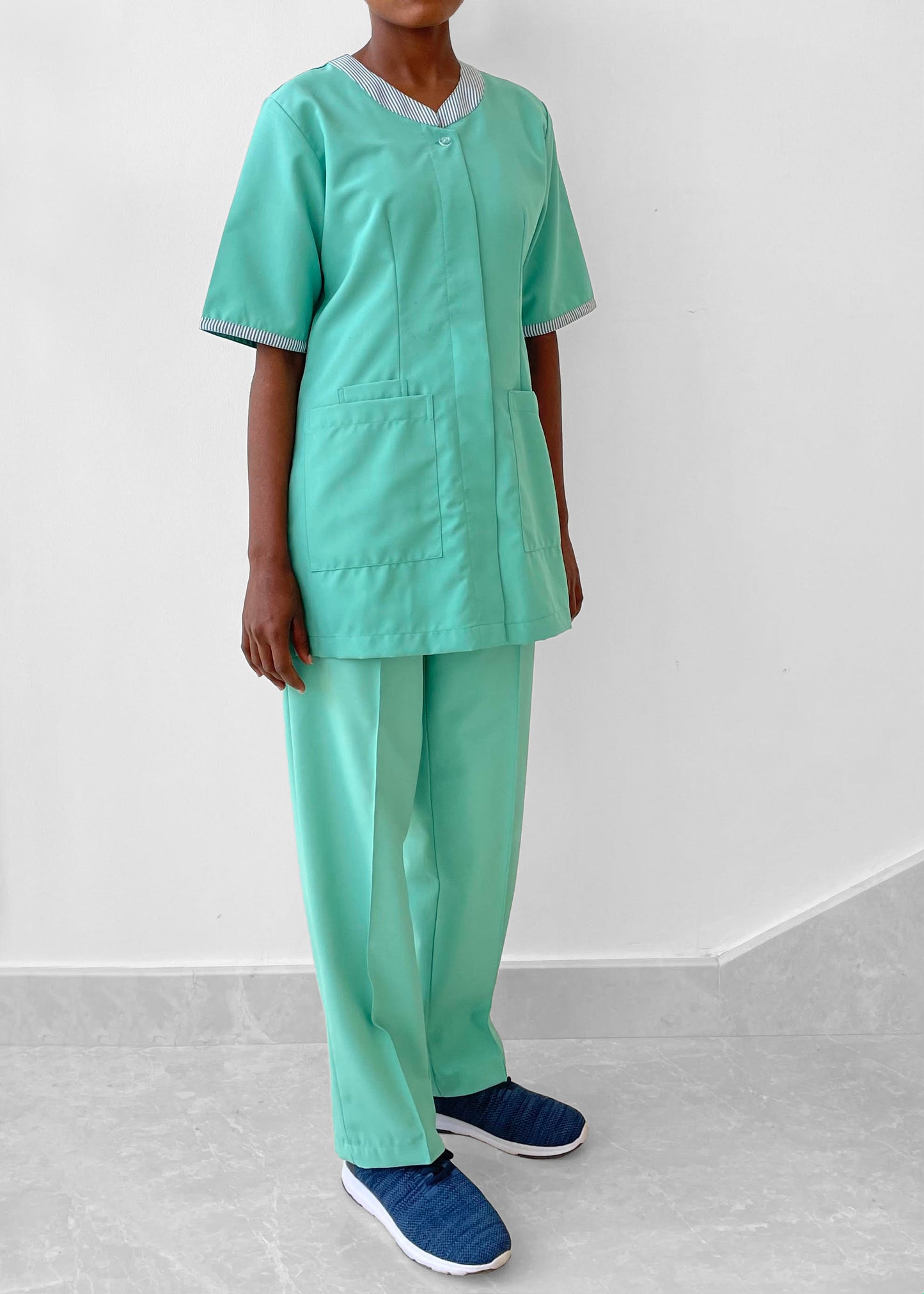 Striped Housekeeping Uniform