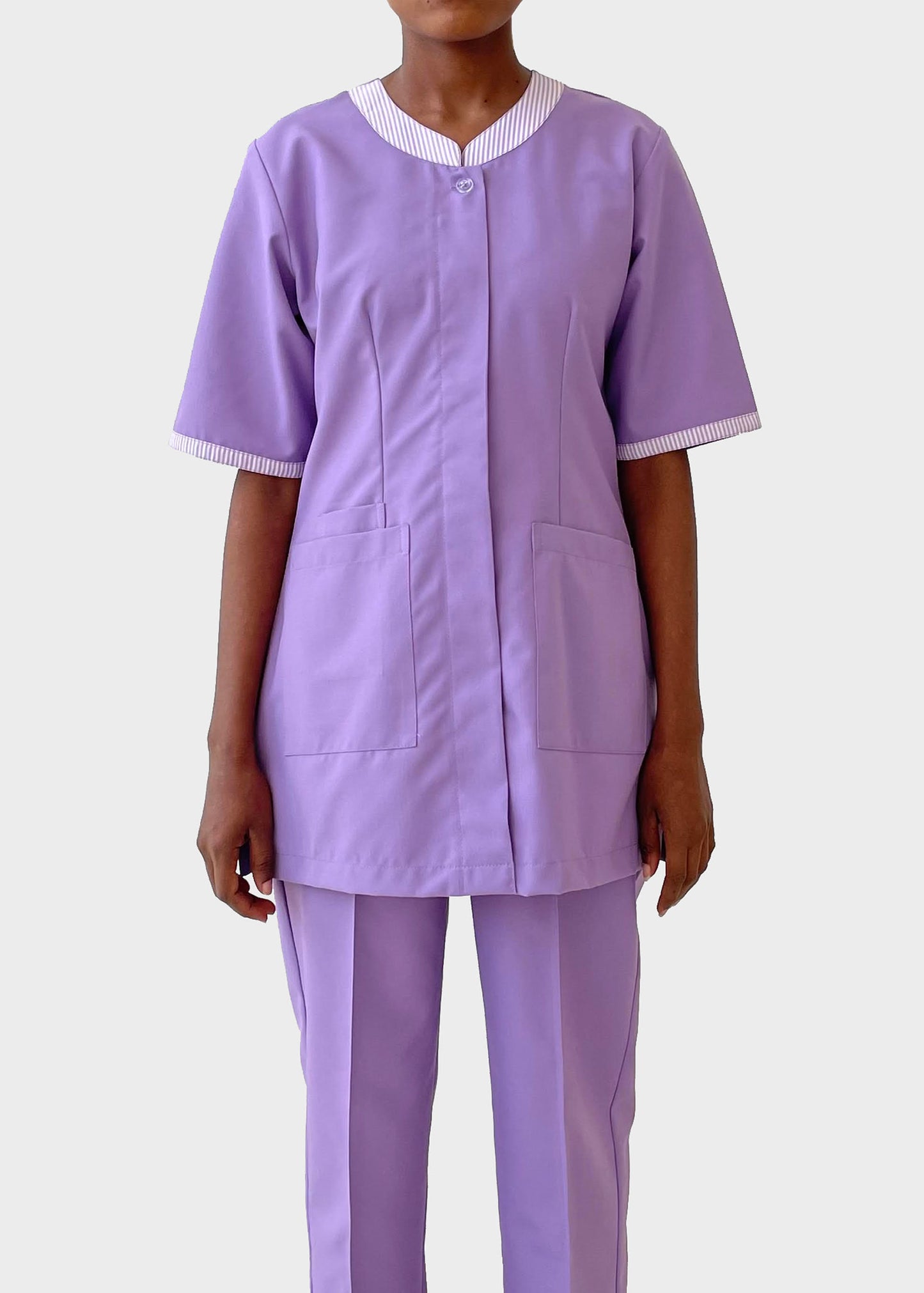 Striped Housekeeping Uniform