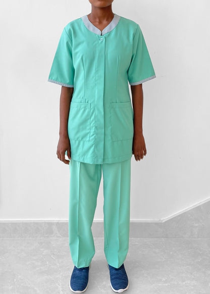 Striped Housekeeping Uniform