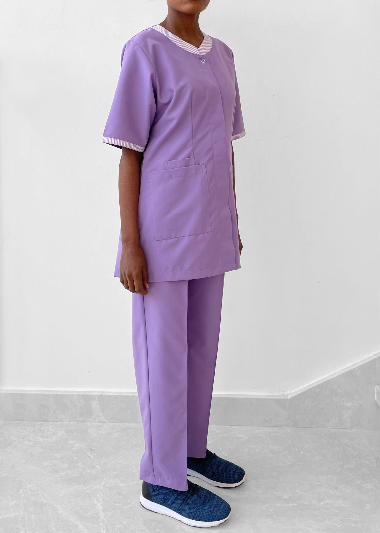 Striped Housekeeping Uniform